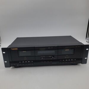 Marantz Professional PMD-300CP Dual Cassette Player Recorder Black Rack Mount